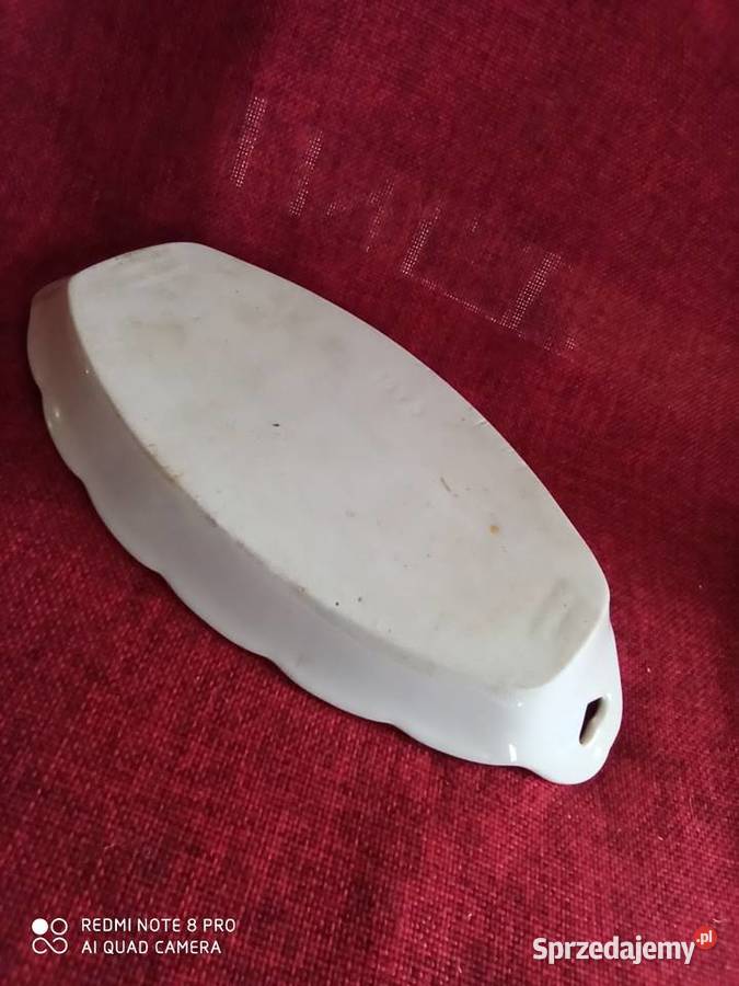 Porcelanową tacka z uchwytami Przepiękny Gdańsk