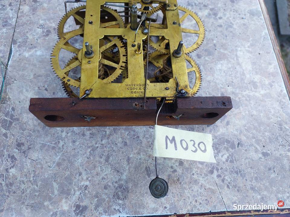 M030 Mechanizm starego zegara ściennego Tczew sprzedam