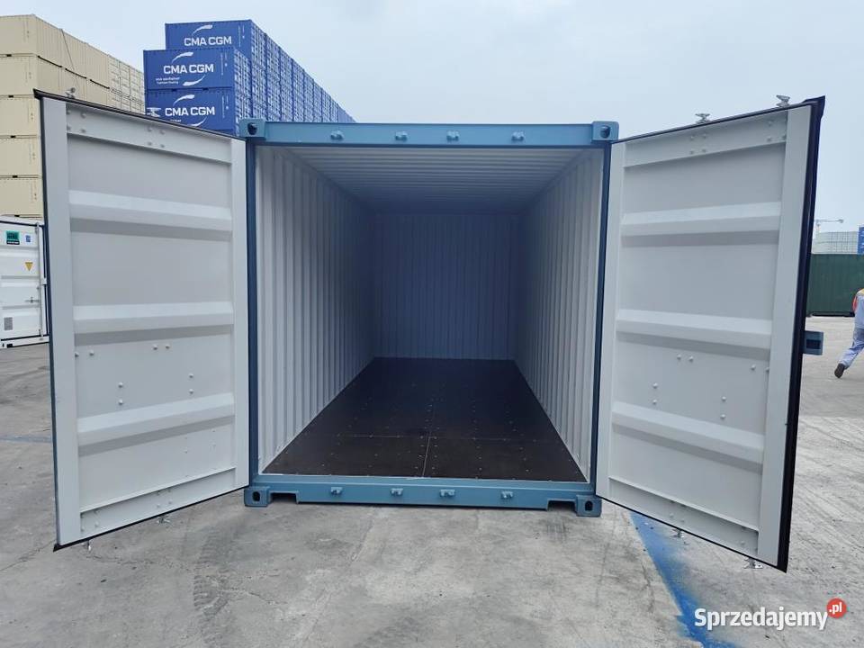 Kontener 20DV NOWY RAL 70167031 morski Łódź