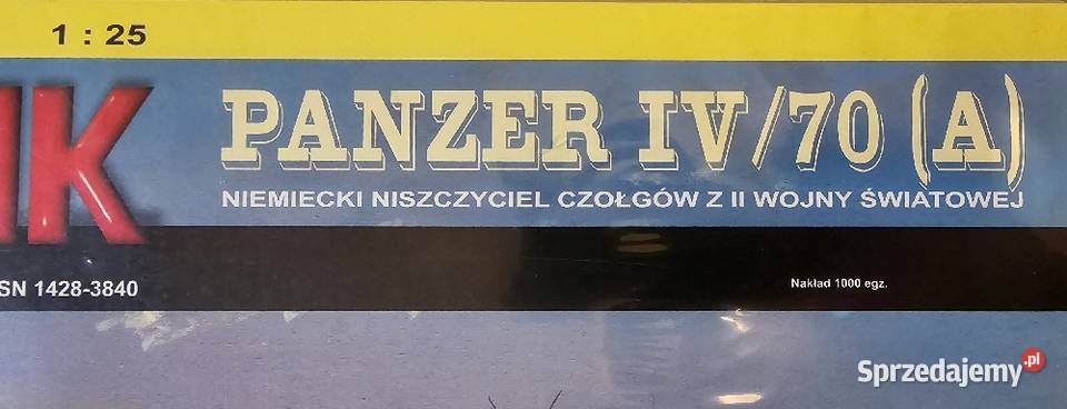 Panzer IV 70 A czołg kartonowy 125firmy MODELIK Książenice sprzedam