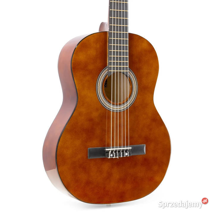 Zestaw Gitara Klasyczna Ciemny Naturalny Poznań sprzedam