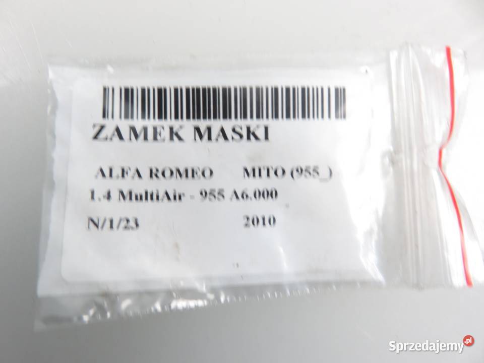 ZAMEK MASKI ALFA ROMEO MITO małopolskie