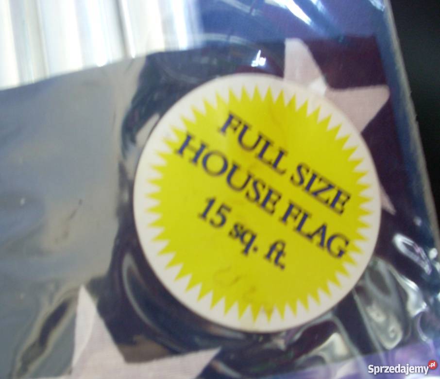 flaga USA z aluminiowym masztem i złotym orłem Kutno