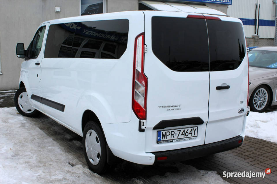 Ford Transit Custom Long 9osobowy SalonPL FV23 garażowany mazowieckie Sokołów