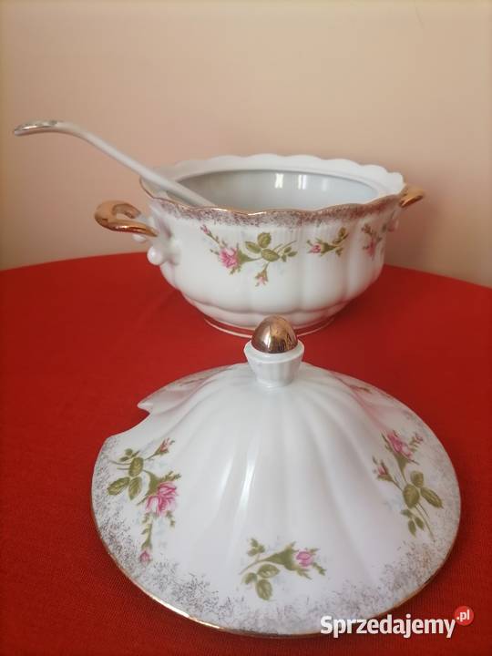 Waza Królewska Porcelanowa z Chochlą Wałbrzych sprzedam
