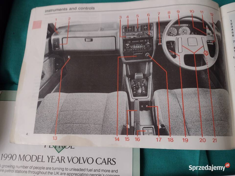 VOLVO 340 360 Instrukcja Obsługi książka Etui motoryzacja, transport Poradniki, albumy i reportaże Łódź