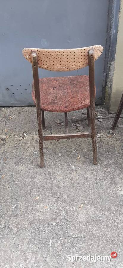 Krzesła prl Hałas Krzesła Świdnica