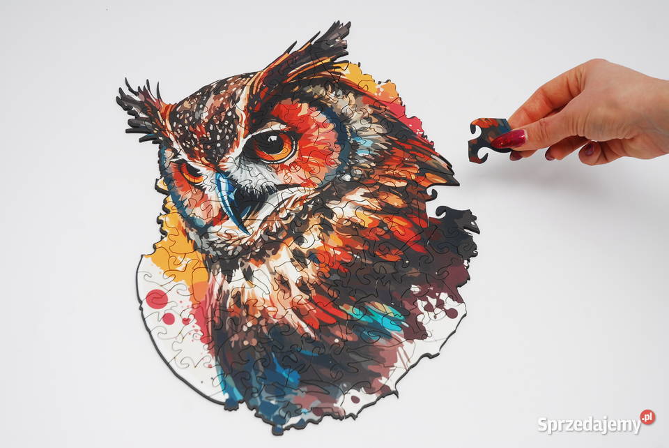 Puzzle Drewniane Premium EKO Układanka SOWA łódzkie Łódź sprzedam