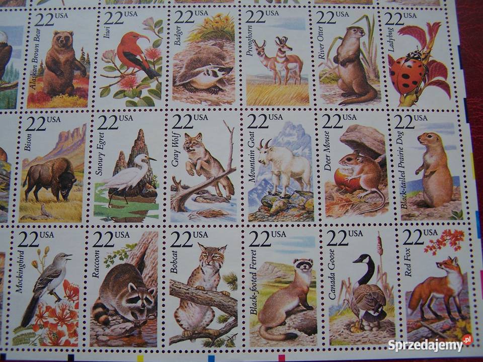 USA 1987 MNH Fauna Zwierzęta Filatelistyka