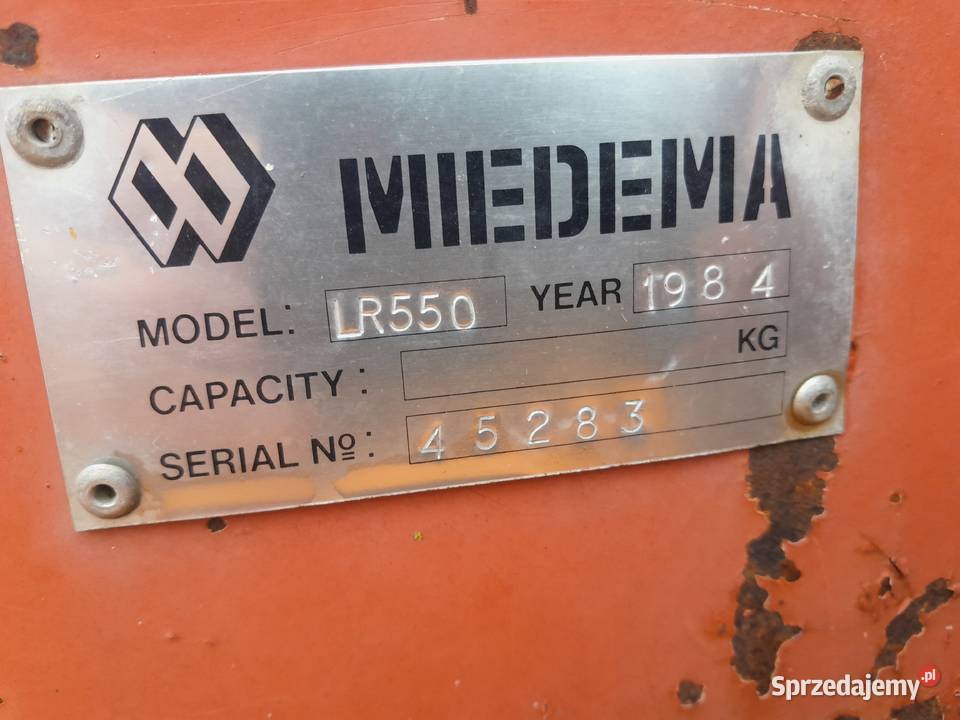 Przyczepa samozbierająca Miedema LR 550 Ryki