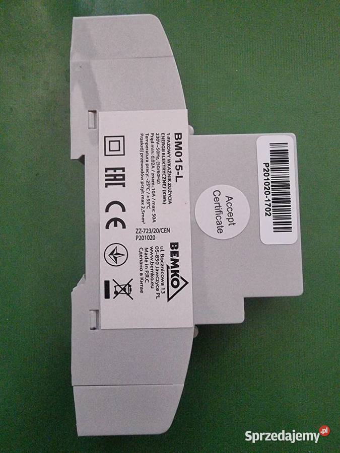 Licznik energii elektrycznej 1fazowy BEMKO Gliwice