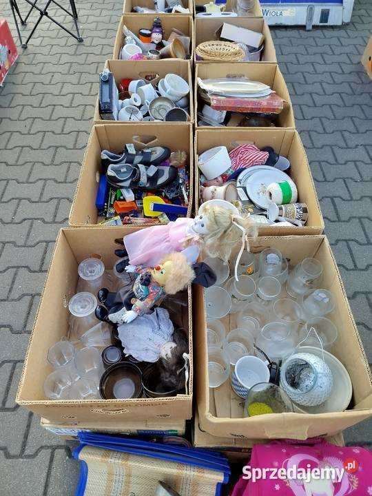 Kartony z Niemiec z rzeczy używane szkliwa Porcelana i szkło Rabka-Zdrój