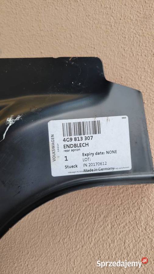 PAS TYLNY ŚCIANA WZMOCNIENIE AUDI A6 C7 KOMBI Gorzyczki