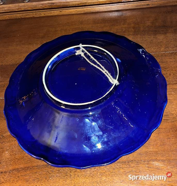 Patera duża Kobaltowa Made in Portugal Do Porcelana i szkło Gdańsk