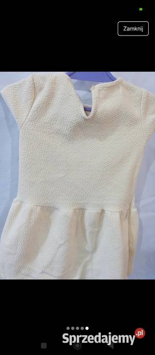 Sukienka frotte strukturalna ZARA BabyGirl 1824 lubelskie Zwierzyniec