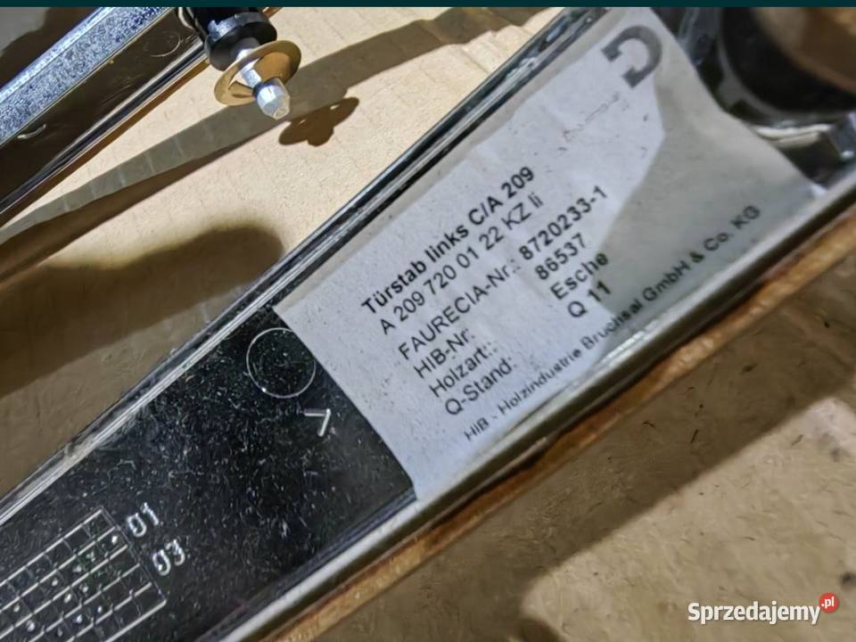 Dekory Mercedes CLK w209 komplet osobowe Żory