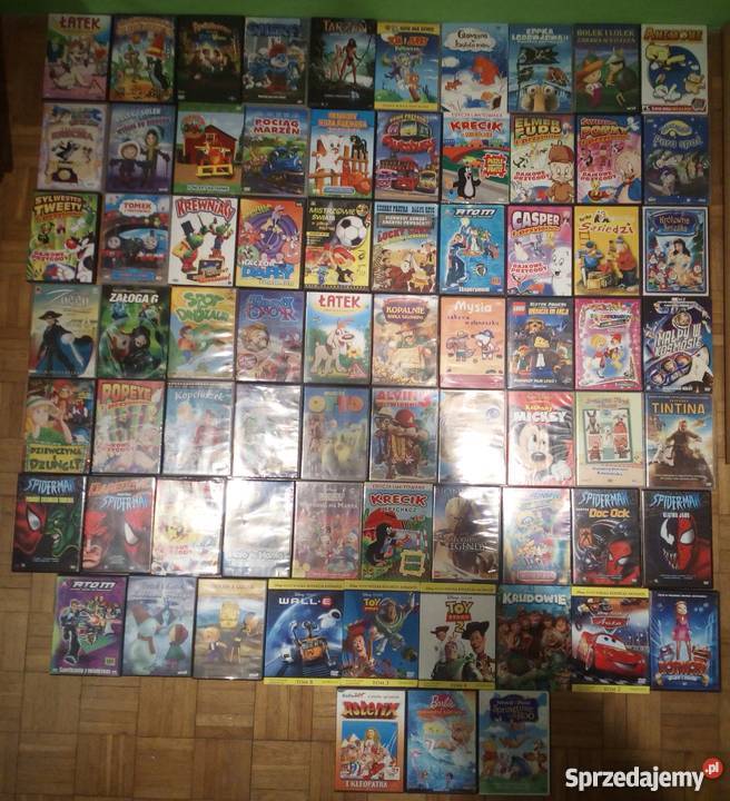 Zestaw Bajek na Dvd 72 Disney Pixar Augustów