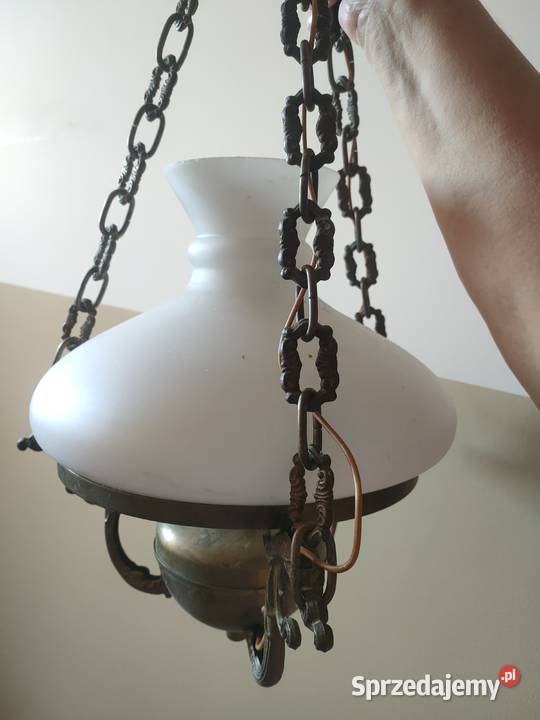lampa wisząca mosiężna śląskie Bielsko-Biała