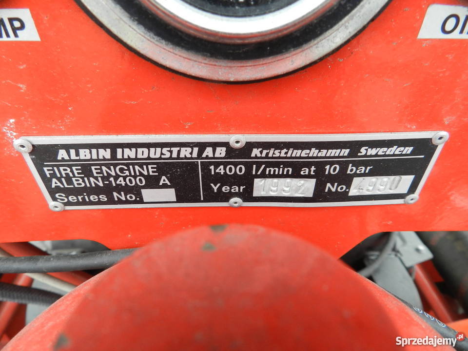 POMPA DO WODY STRAŻACKA 1400 LM Rościszewo sprzedam