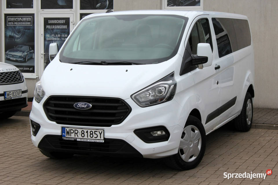 Ford Transit Custom 9osob L2 130 Salon FV23 1WŁ immobilizer Sokołów