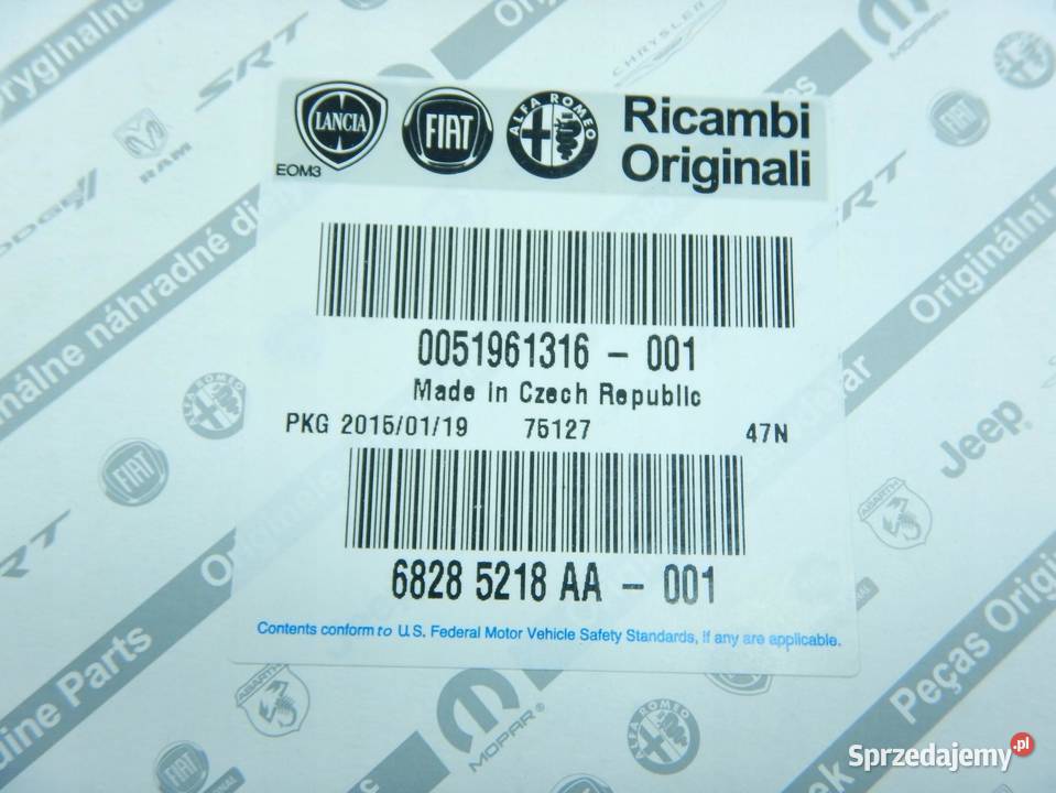 KLAPKA WLEWU PALIWA FIAT 500X 1518 ORYGINALNA