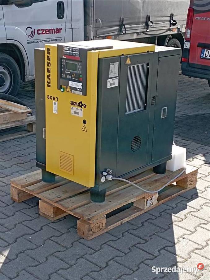 Sprężarka śrubowa kompresor KAESER SX6 T 4kW Kompresory Wilków