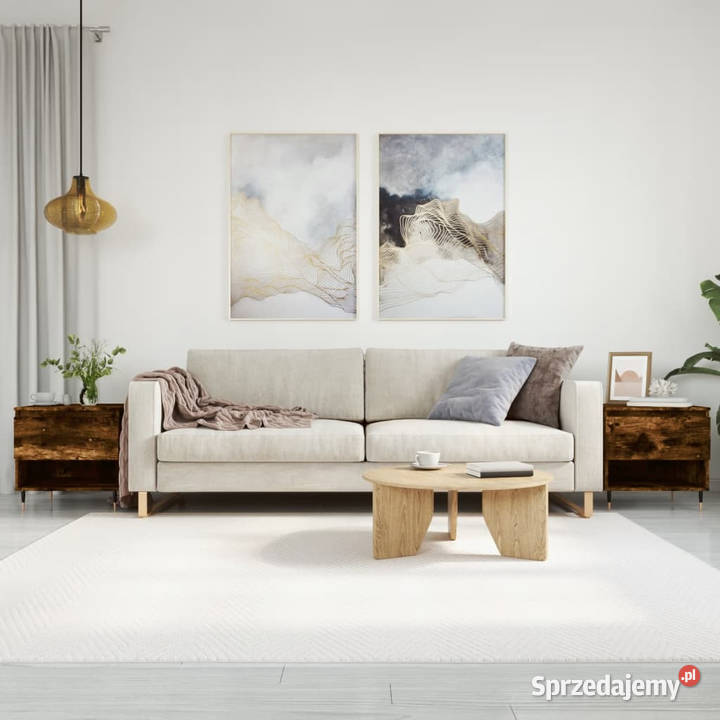 Stoliki kawowe 2 przydymiony dąb 50x46x50 Warszawa sprzedam