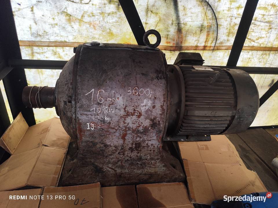 Motoreduktor planetarny 16obrmin silnik 10kw Elżbieta