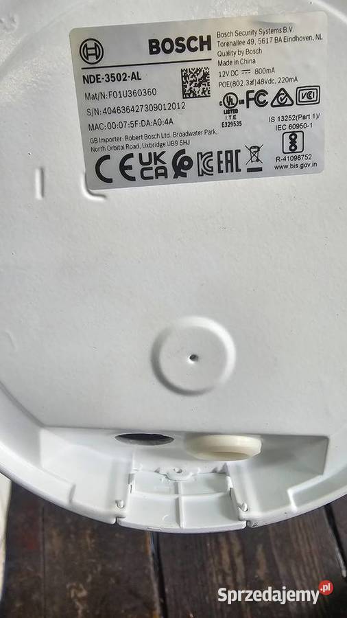 Kamera ip Bosch FLEXIDOME IP 3000i 5MP kopułka śląskie Katowice