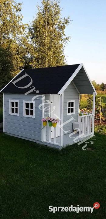 Domek dzieci drewniany