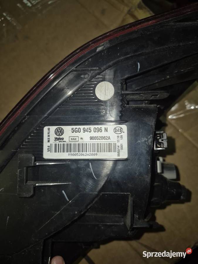 Lampy Tył VW Golf VII 7 Oryginał Valeo Komplet Mława