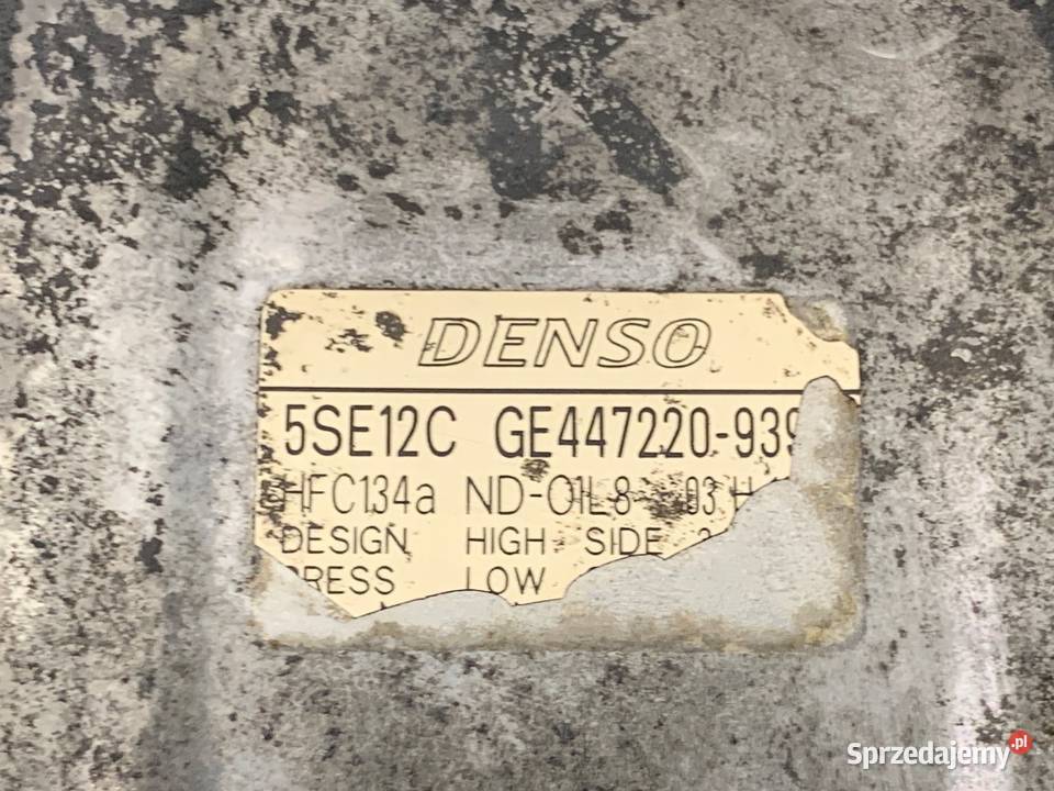 SPRĘŻARKA KLIMATYZACJI TOYOTA COROLLA E13 5SE12C