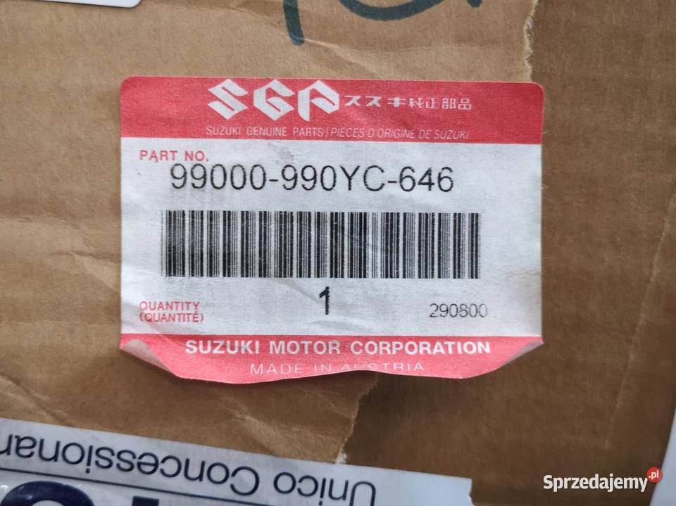 DOKŁADKA ZDERZAKA TYŁ SUZUKI IGNIS 2000 NOWA osobowe