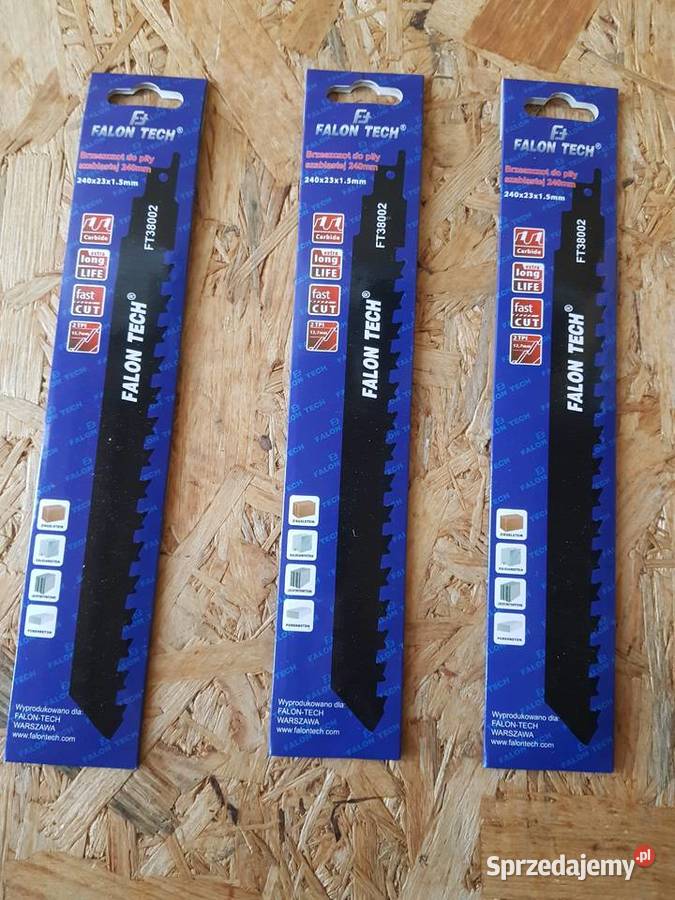 Brzeszczot do piły szablastej lisi ogon 240 mm wielkopolskie Głogowa sprzedam