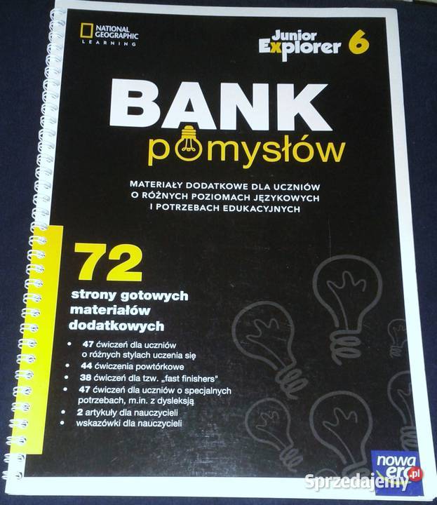 Bank pomysłów Junior Explorer 6 Jain Cook K Rok wydania 2019 Chełm