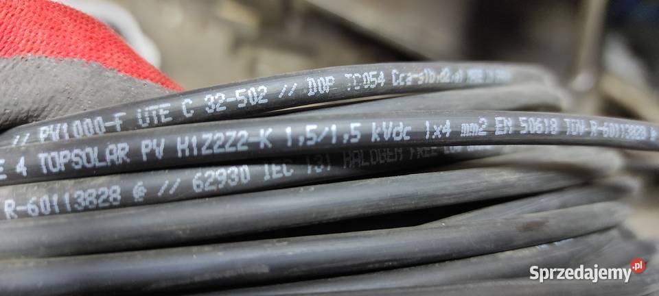 Przewód Okrągły elektryczny giętki linka 14 mm