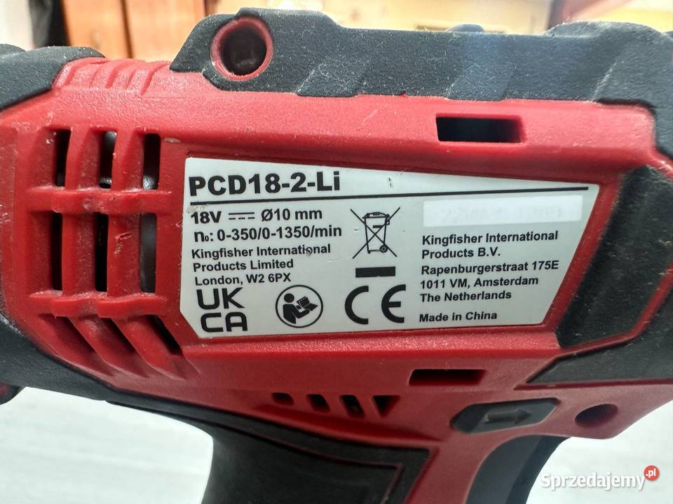 Wkrętarka Performance Power PCD182li 18v aku Elbląg sprzedam