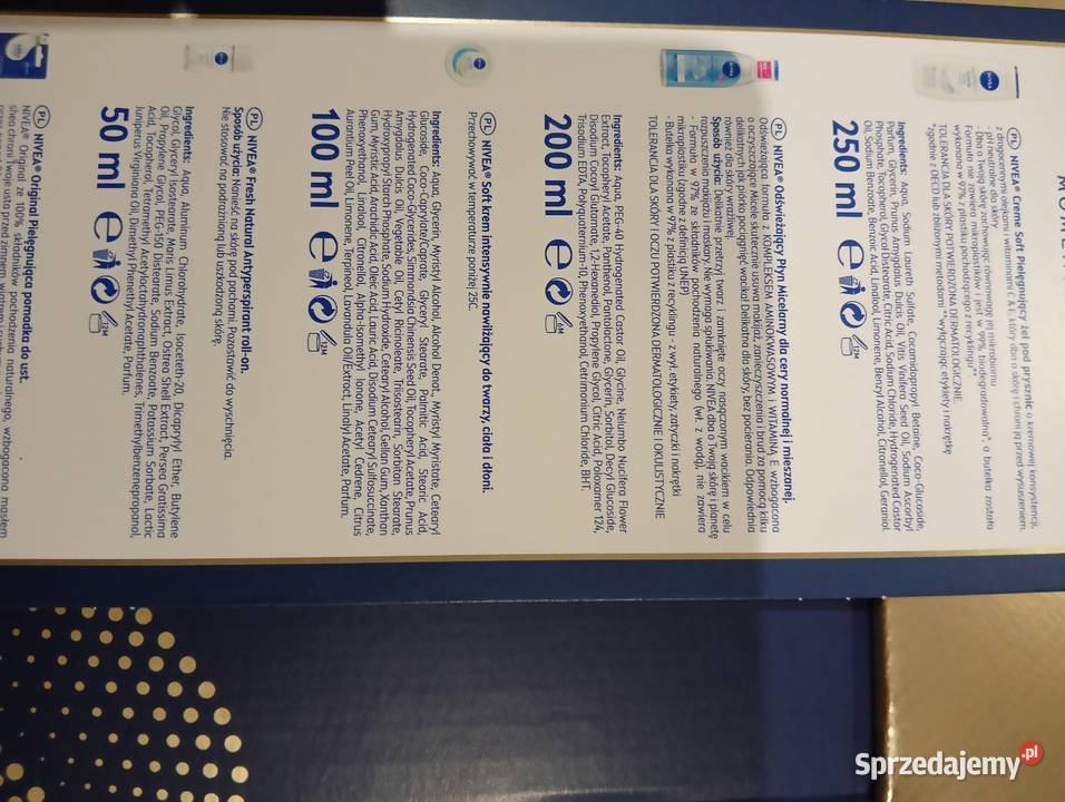 Zestaw kosmetyków Nivea Dla kobiet Suchedniów sprzedam