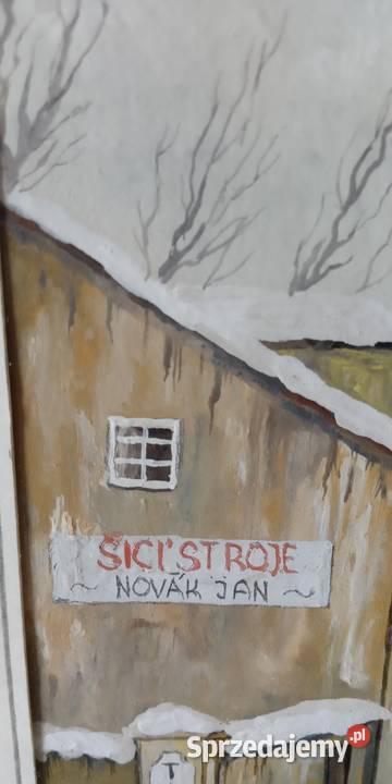 ręcznie malowany obrazek Malarstwo Nowy Targ