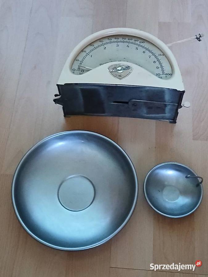 Waga kuchenna w stylu retro z lat 50 tych małopolskie Kraków