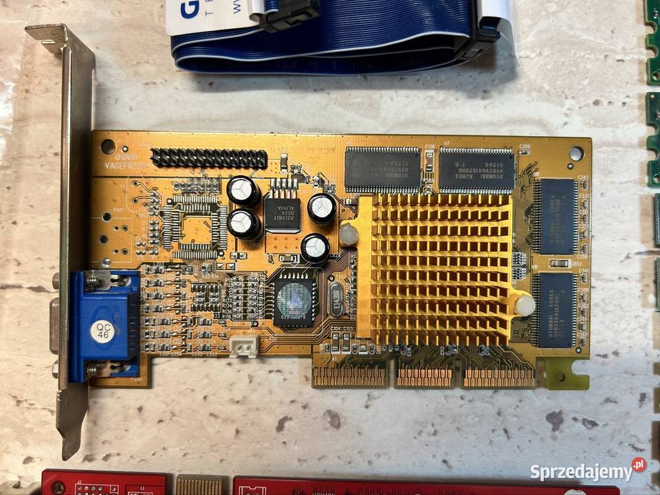 Retro zestaw PC GeForce 7300 GT MX200 AGP RAM Warszawa