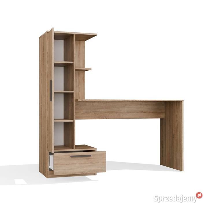 Biurko z regałem COSMO dąb sonoma 50cm sprzedam