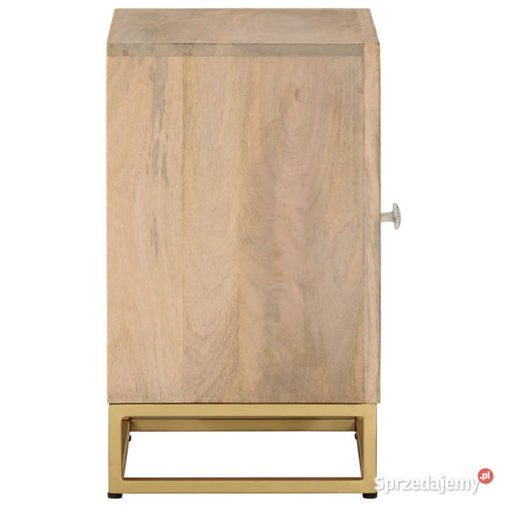 Szafka nocna 40x30x50 lite drewno mango i żelazo Nocne Warszawa sprzedam