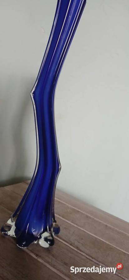 Wazon szklany niebieski Kraków sprzedam
