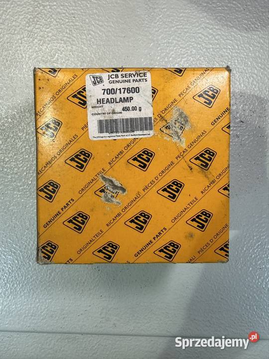 Wkład reflektora JCB 70017600 OEM mazowieckie Kraszewo-Czubaki