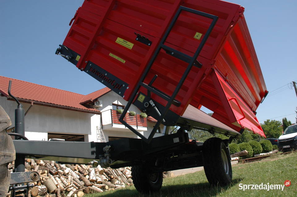 Przyczepa rolnicza 35T kiper nieuszkodzony