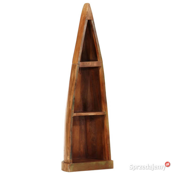 Drewniana szafka w kształcie łódki 39x27x127 Warszawa sprzedam