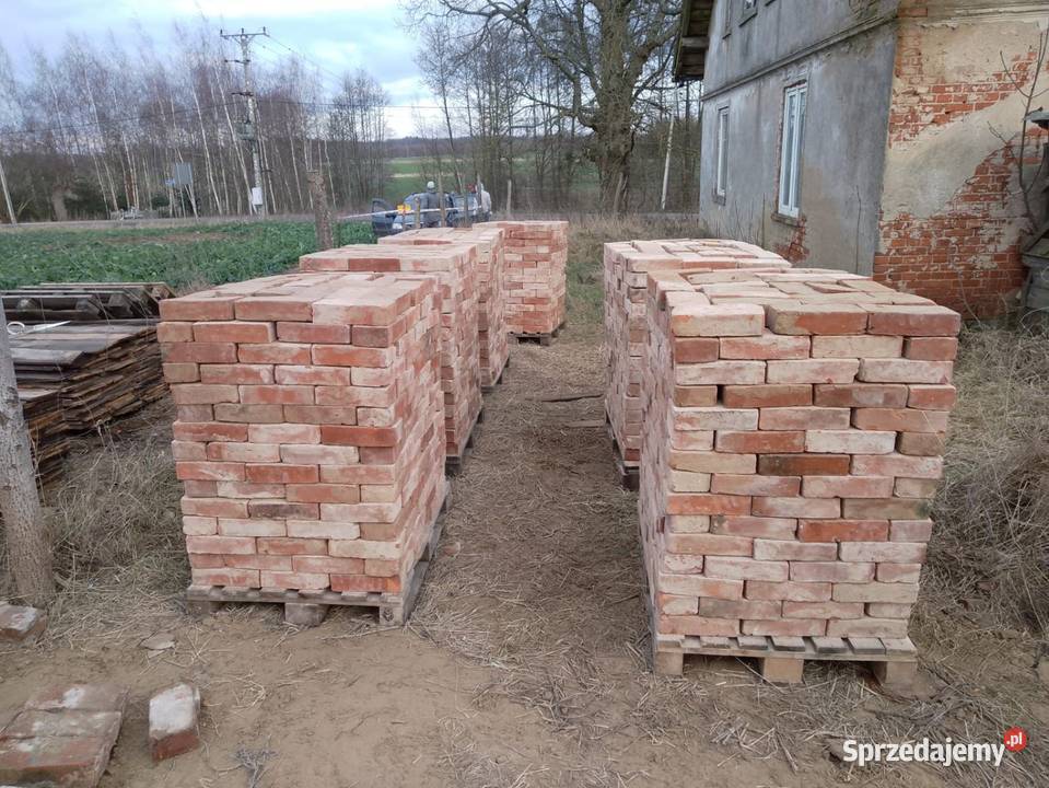 Sprzedam rozbiórkową cegłę poniemiecką warmińsko-mazurskie Pasłęk sprzedam