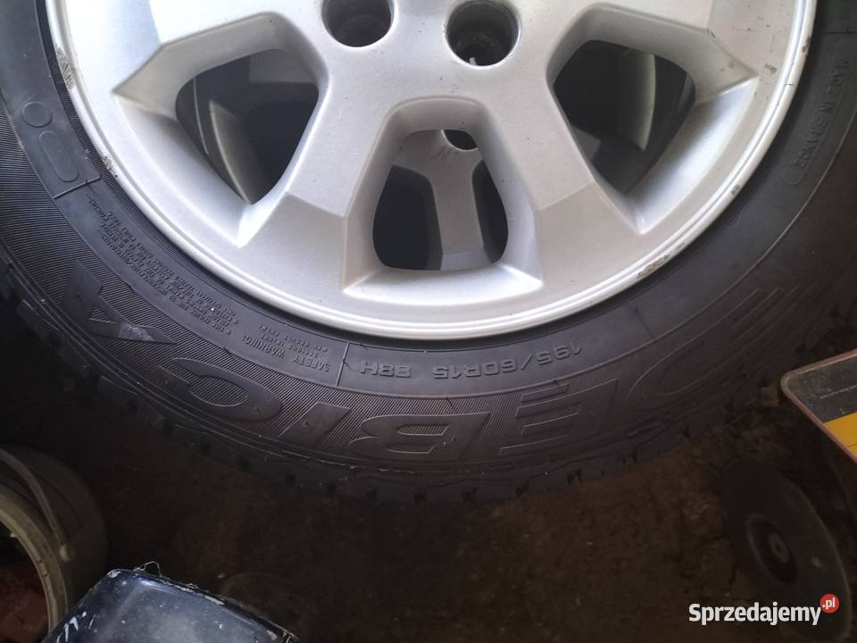 Alufelgi Opel z oponami 19560r15 Opony i felgi Lublin