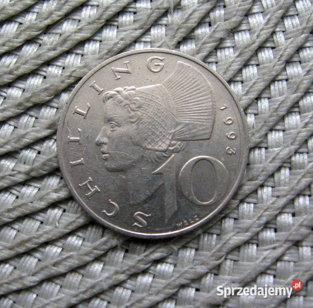 Austria 10 Szylingów 1993r wielkopolskie Kalisz